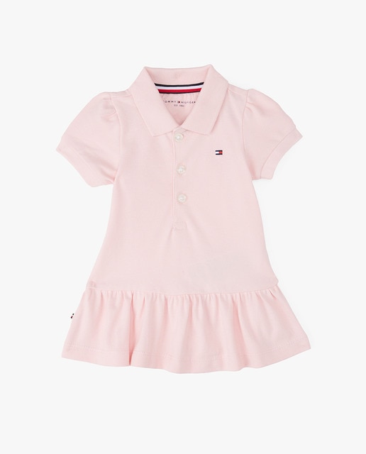 Imagen 0 de Vestido de bebé niña estilo polo con volante