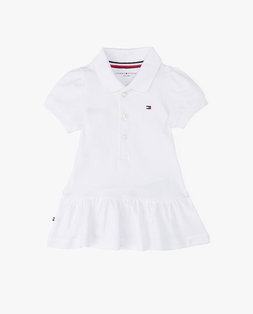 Imagen 0 de Vestido de bebé niña estilo polo con volante