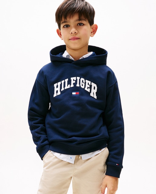 Imagem 0 de Sweatshirt com capuz e logótipo à frente