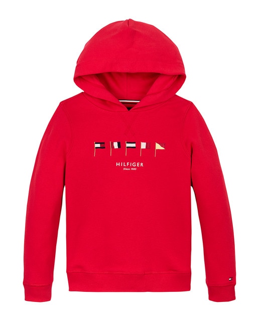 Imagen 0 de Sudadera de bebé niño con capucha y logo frontal