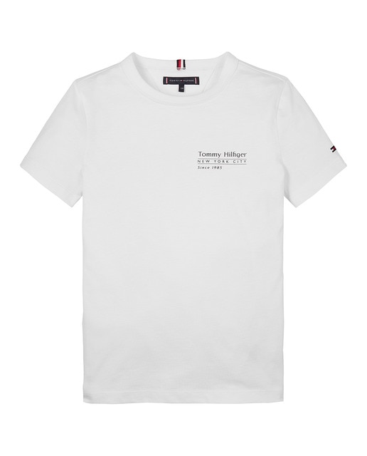 Imagem 0 de T-shirt Lisa de Manga Curta com Logótipo no Peito e Atrás