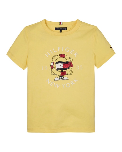 Imagem 0 de T-shirt Lisa de Bebé com Manga Curta, Gola Redonda e Logótipo à Frente