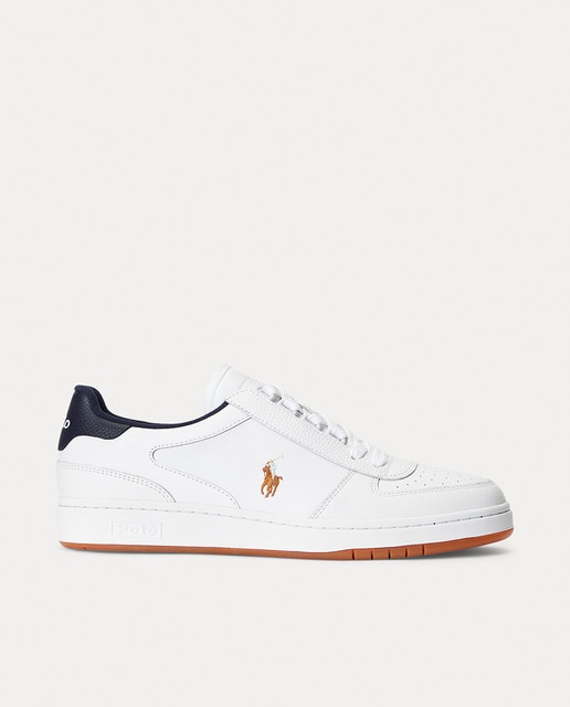 Imagen 0 de Zapatillas deportivas de hombre en blanco con cordones