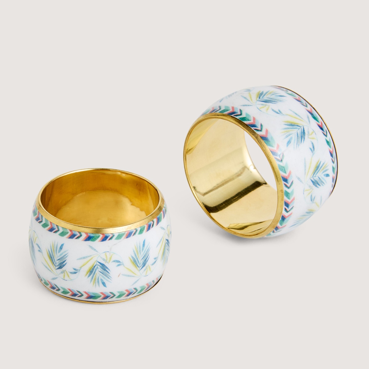 Set de 2 servilleteros hierro Zanzíbar El Corte Inglés Multicolor-1