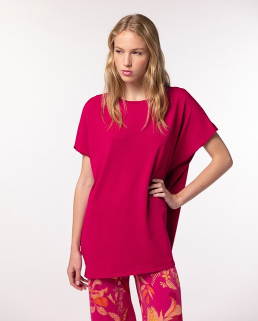 Imagen 0 de Jersey de mujer tipo capa con cuello redondo