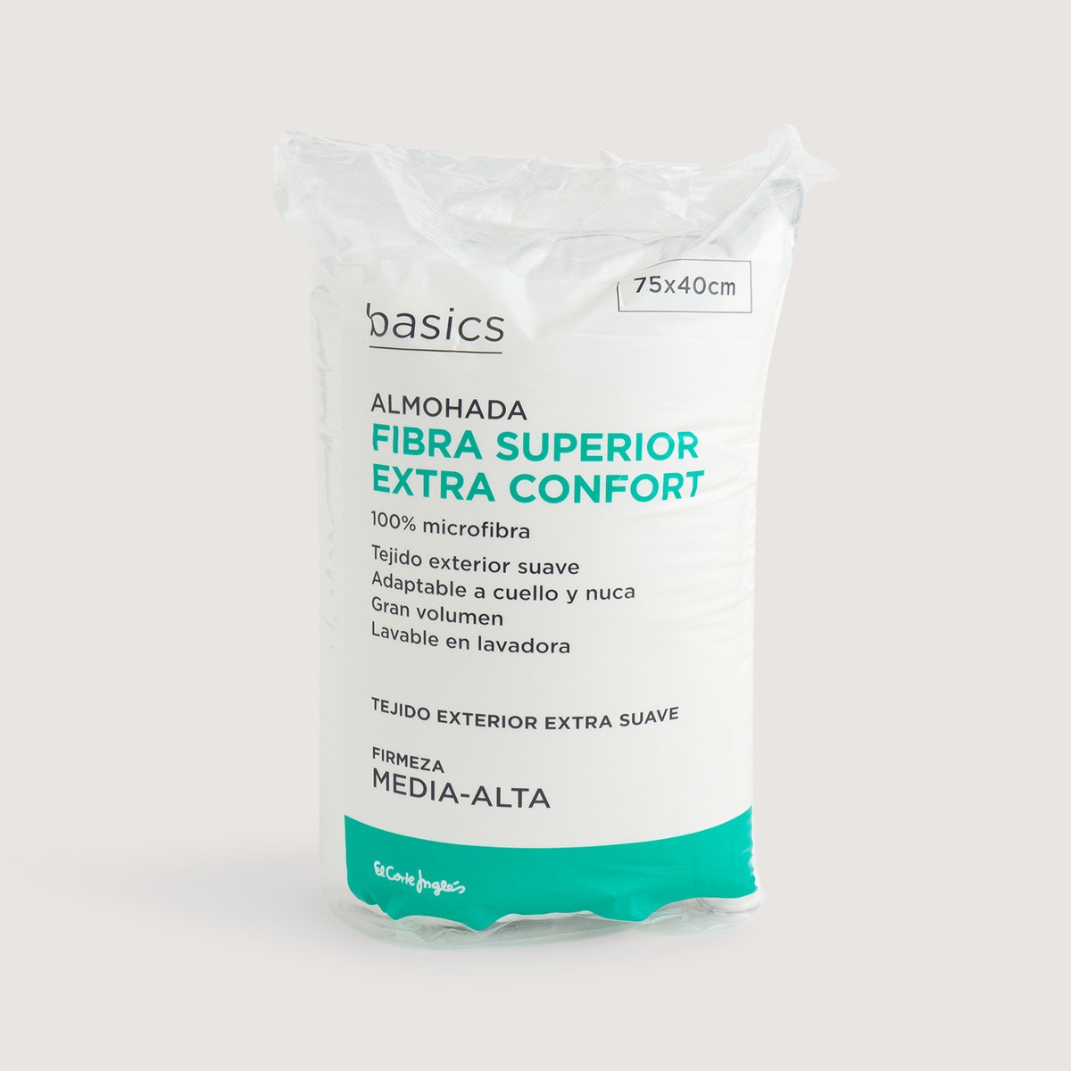 Almohada Fibra Superior Extra Confort Blanco-4