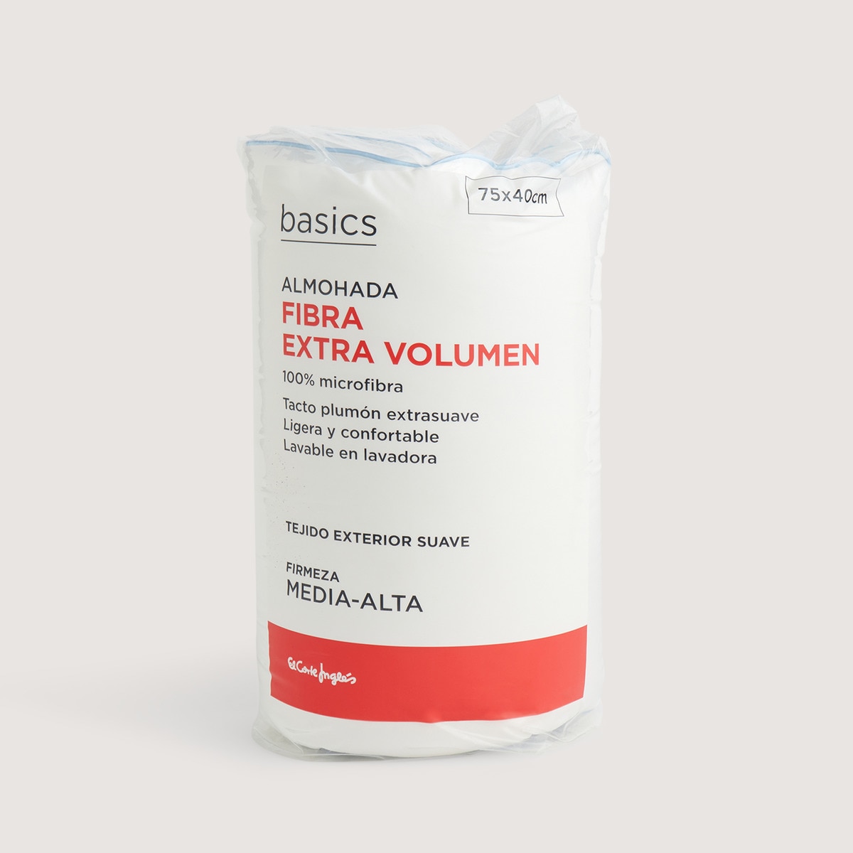 Almohada Fibra Extra Volumen Blanco-4