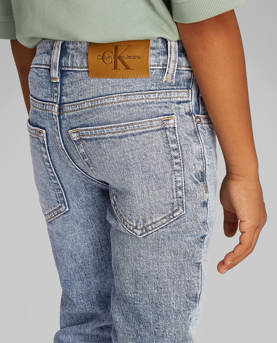 Jeans Slim Fit Azul-3