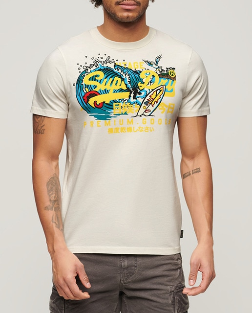 Imagen 0 de Camiseta de hombre con gráfico vintage logo UB