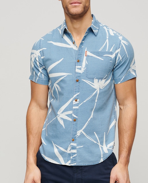 Imagen 0 de Camisa de hombre de manga corta con logotipo Vintage Logo Loom