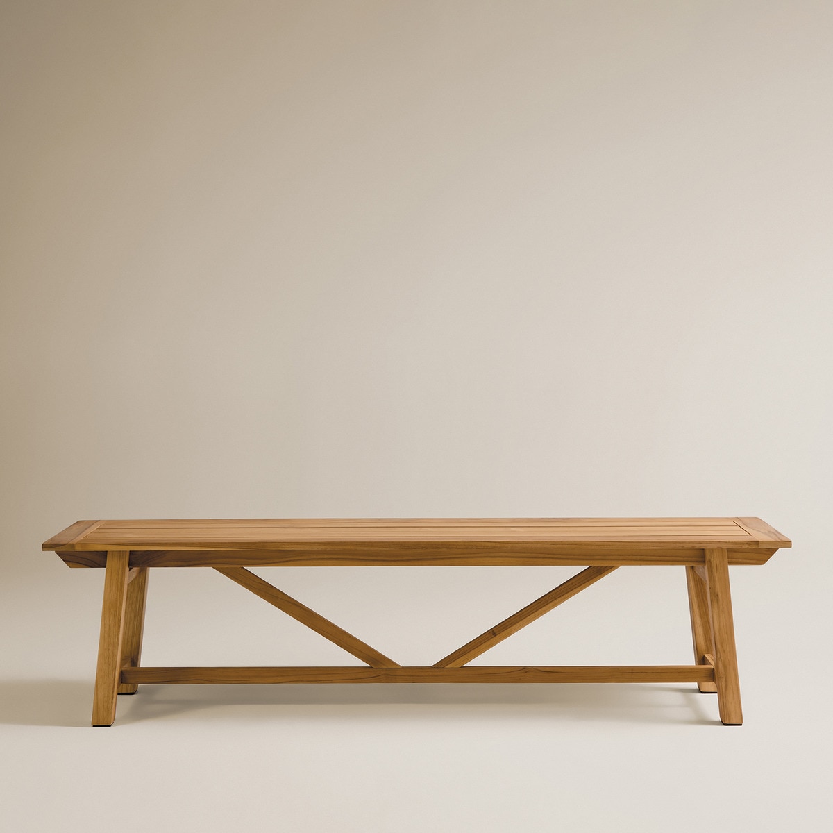 Banco de Mesa de Refeições de Teca Arrecife Natural-2