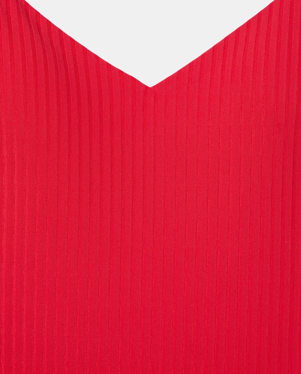 Fato de banho com decote em bico 600 Vermelho-5