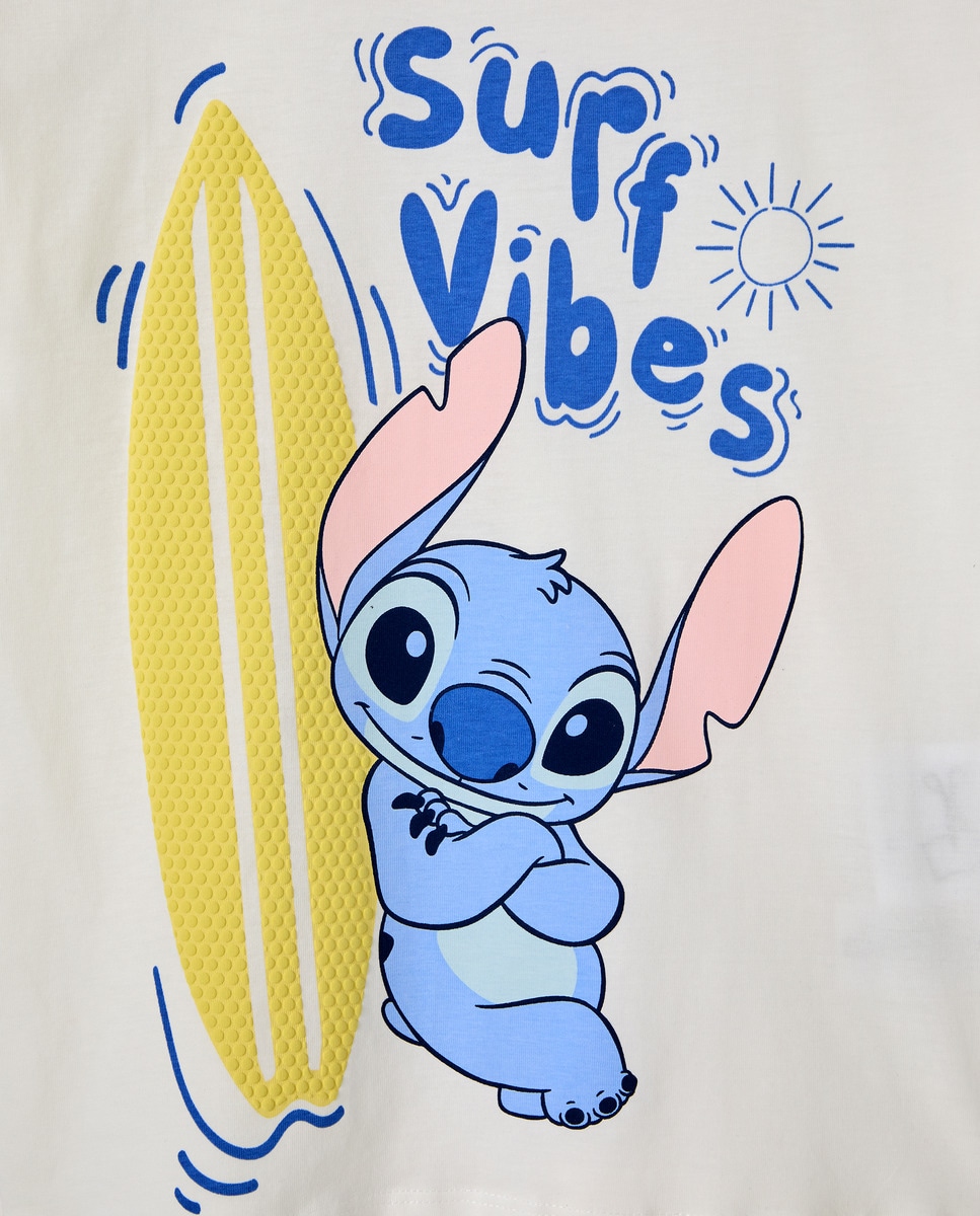 T-shirt Stitch Branco-6