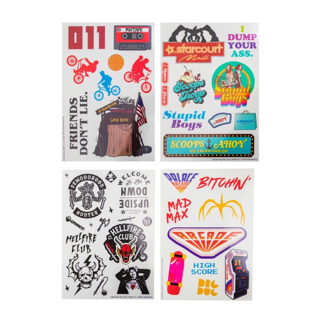 Imagem 0 de Tatuagens Set-20 St.Things Stranger Things