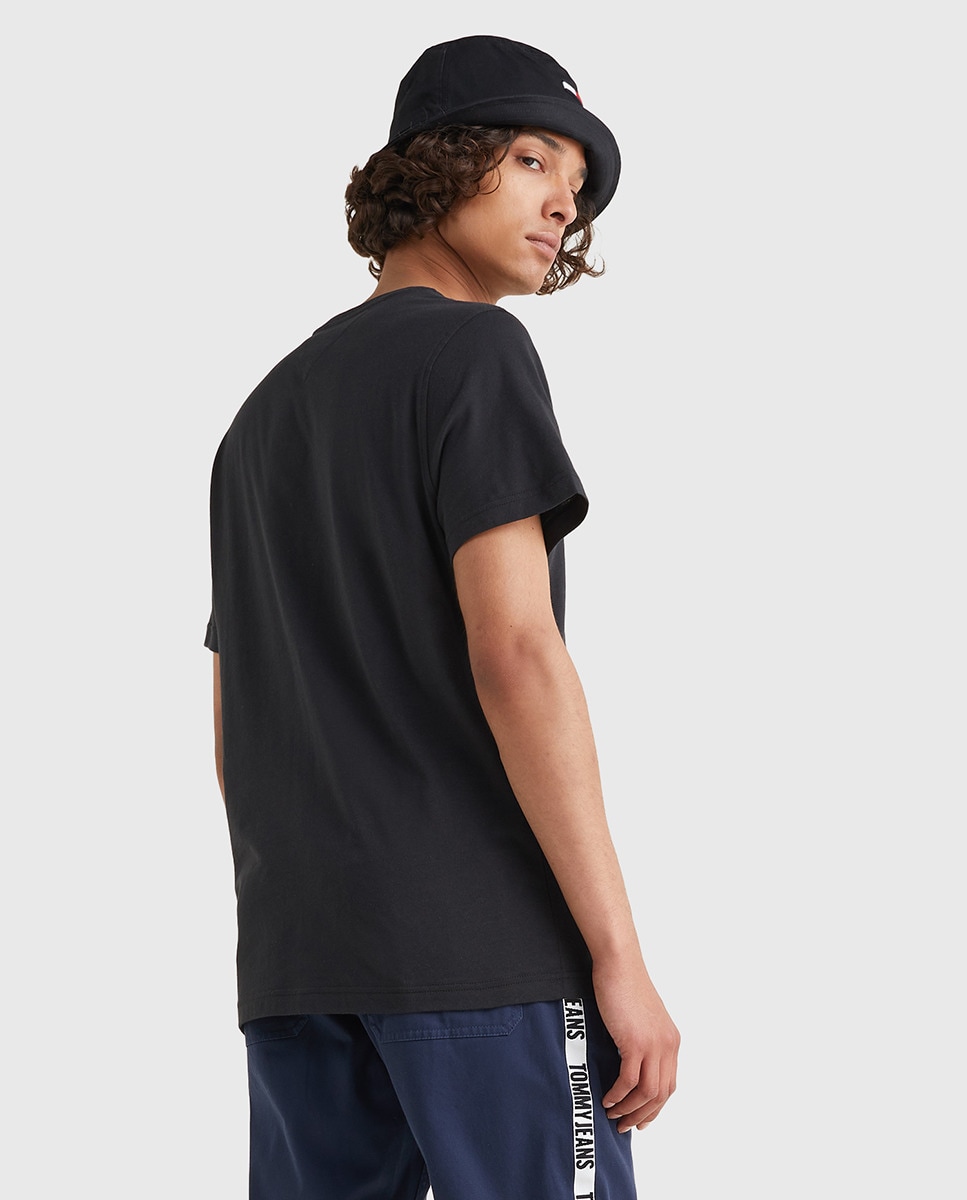 T-shirt de Manga Curta Extra Slim Fit Preto-2
