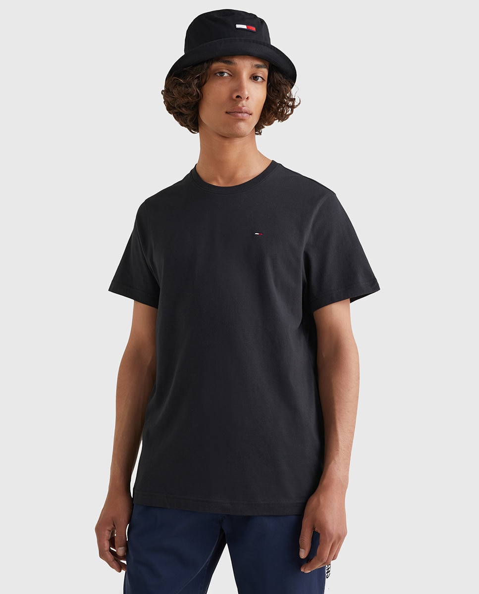 T-shirt de Manga Curta Extra Slim Fit Preto-1