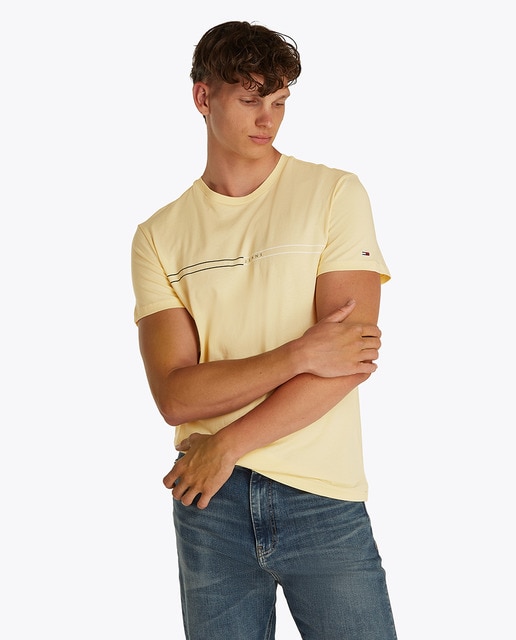 Imagen 0 de Camiseta de hombre de manga corta y fit slim
