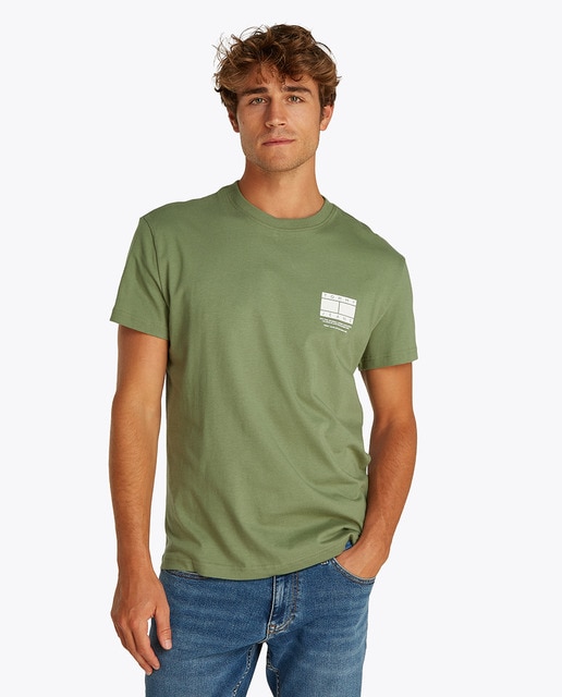 Imagen 0 de Camiseta de hombre con logo estampado y fit regular
