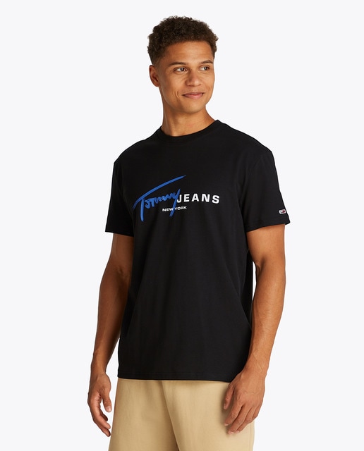 Imagen 0 de Camiseta de hombre de manga corta y fit slim