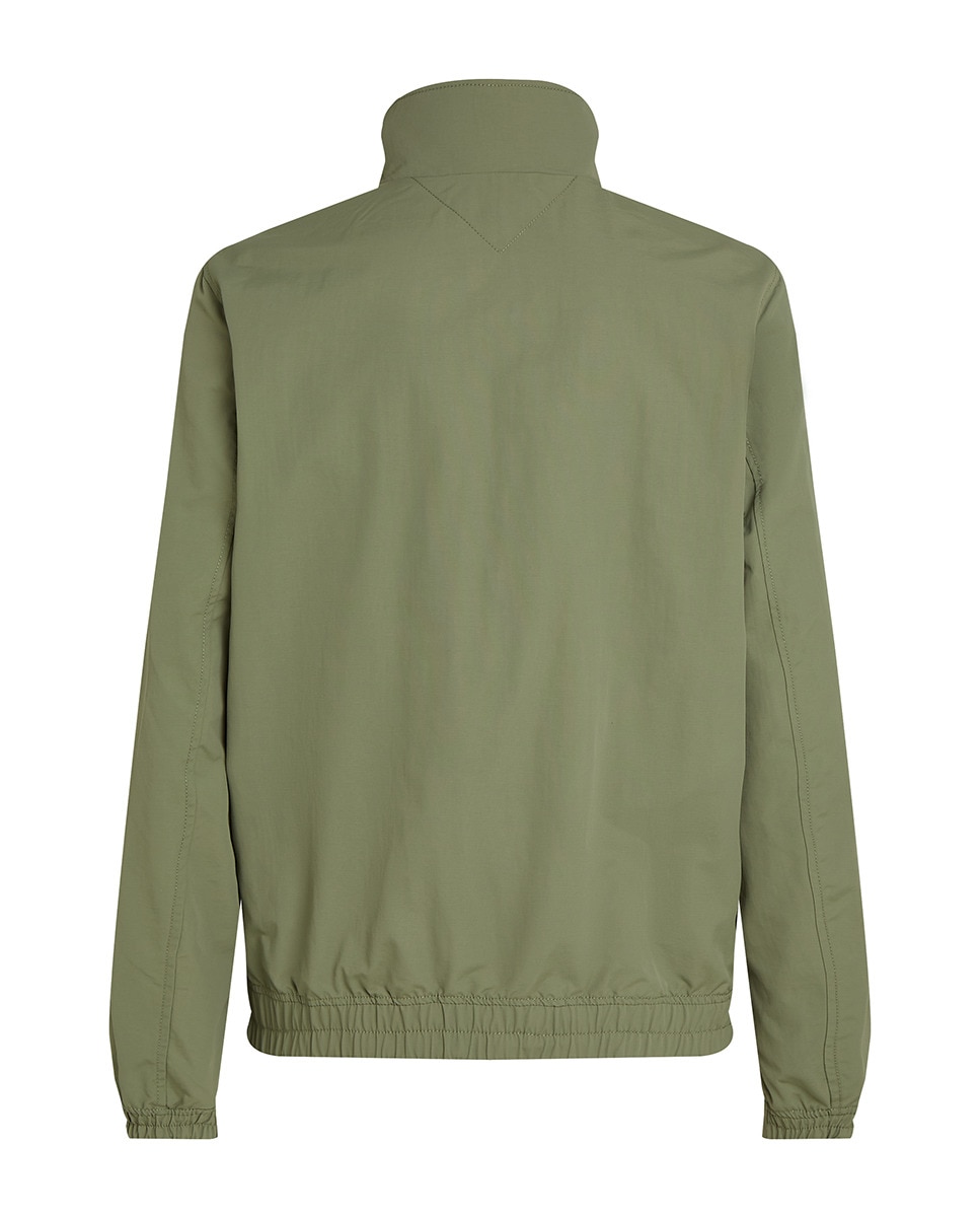 Casaco Regular Fit com Fecho de Correr Verde-escuro-5