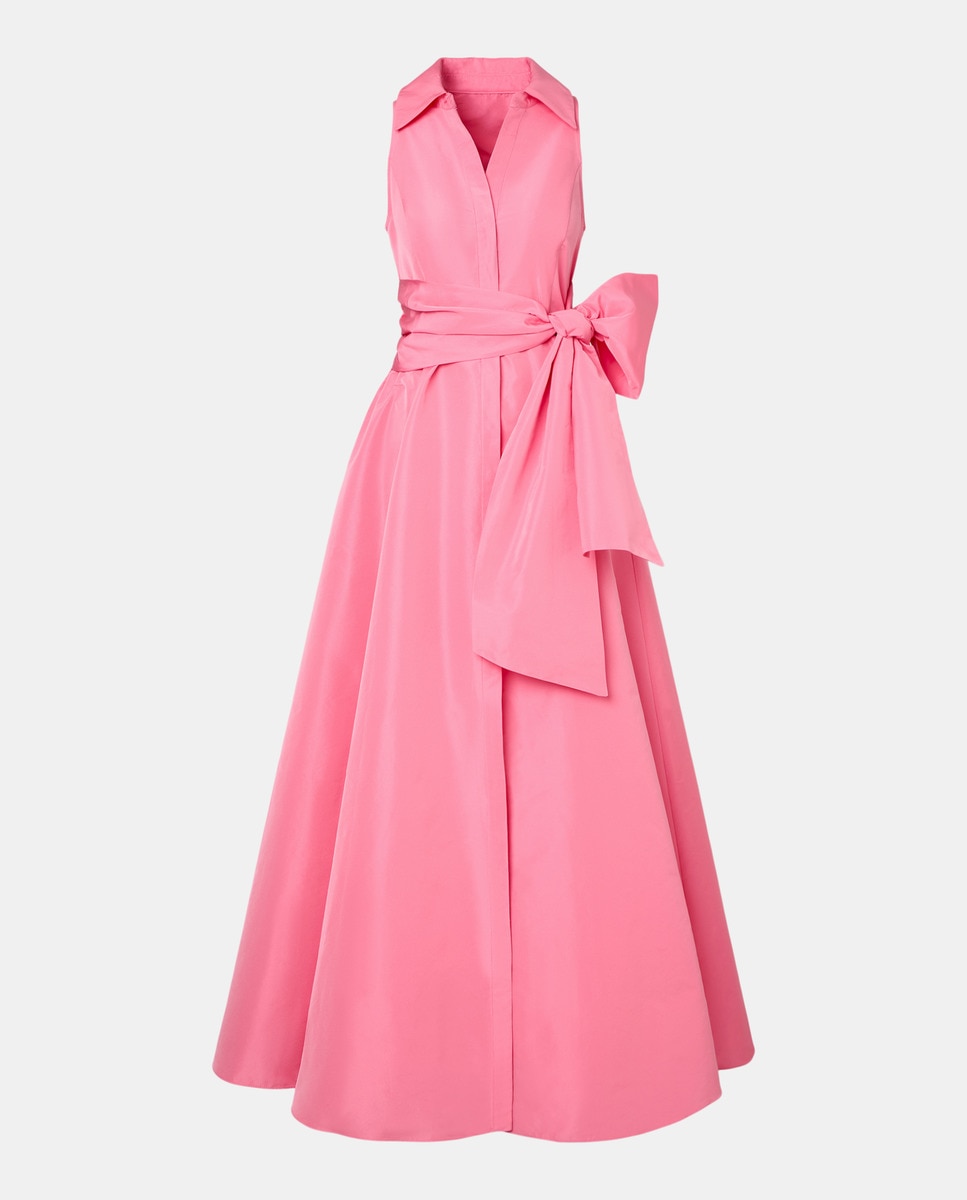 Vestido Comprido Tipo Camiseiro 630 Coral-4
