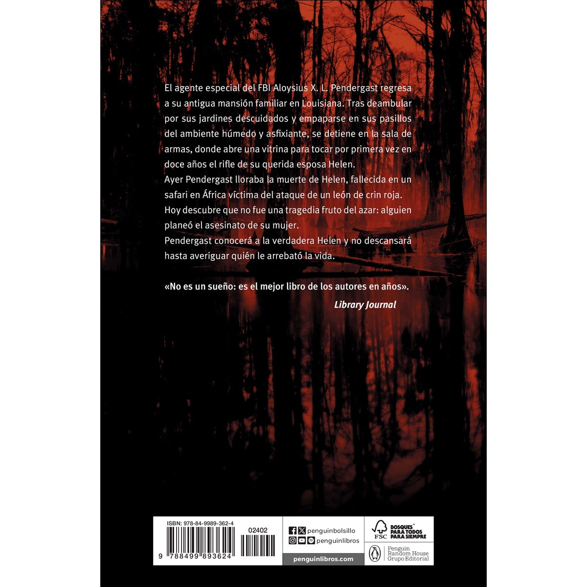 Pantano de sangre (Inspector Pendergast 10)  (Bolsillo) (Tapa blanda) 2