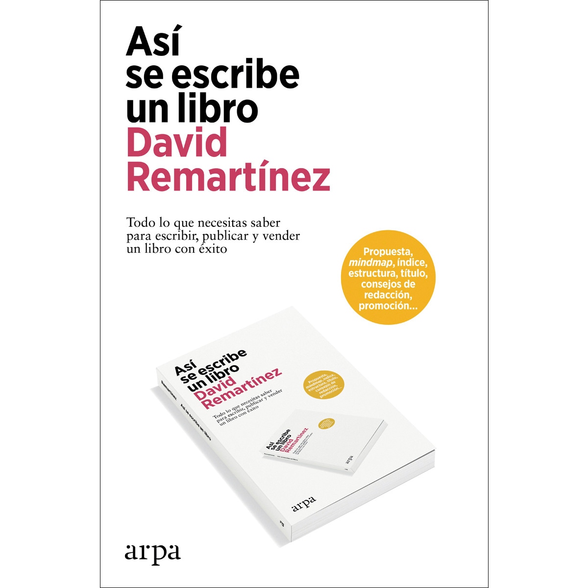 Imagem 0 de Así se escribe un libro: Todo lo que necesitas saber para escribir, publicar y vender un libro con éxito (Capa mole com abas)