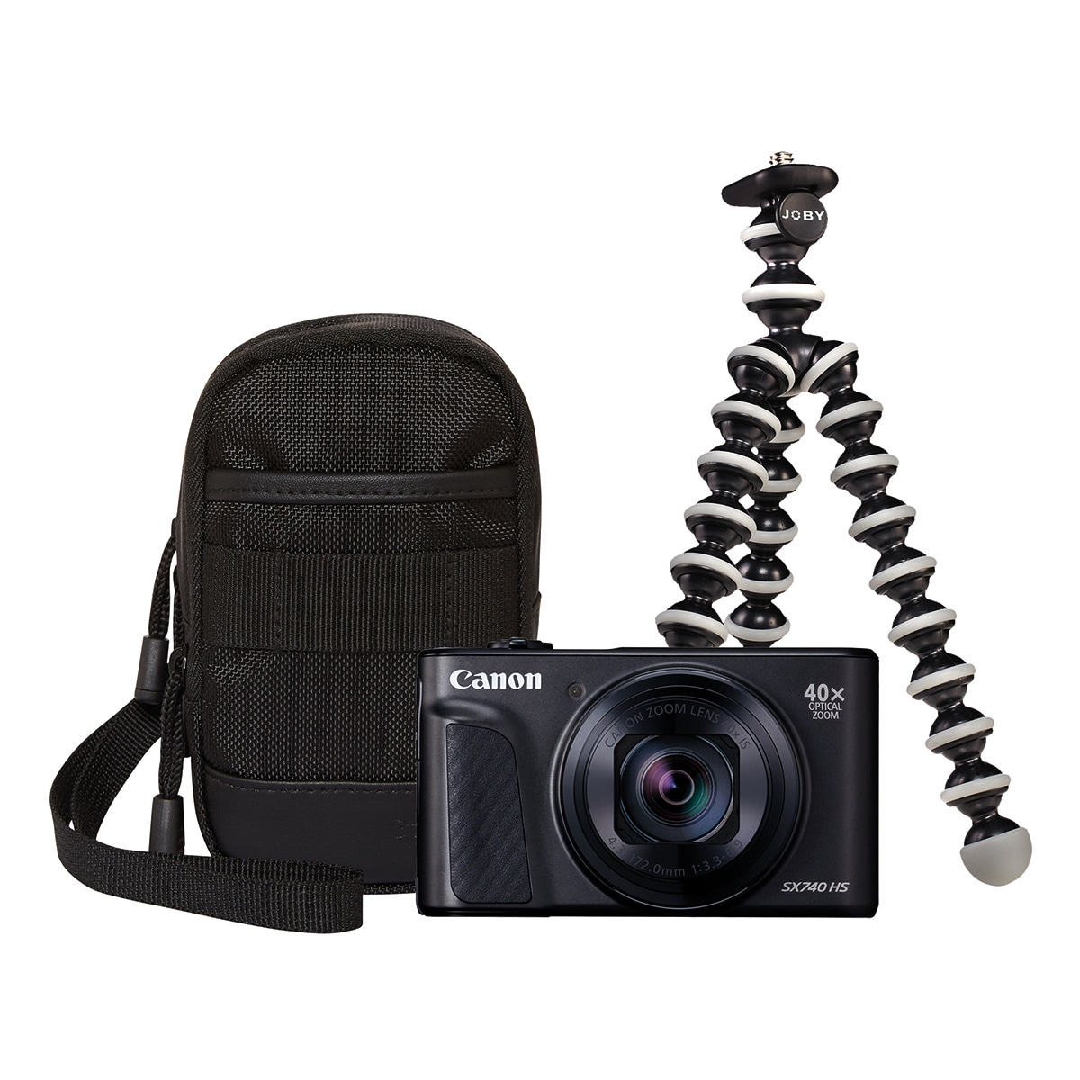 Cámara compacta Canon PowerShot SX740 HS Lite Edition Travel Kit Negro-1