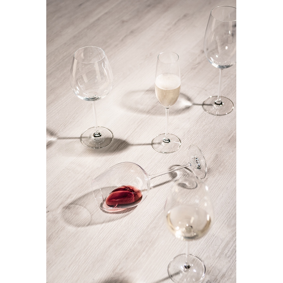 Conjunto de 4 Copos de Vinho Bordéus Transparente-4