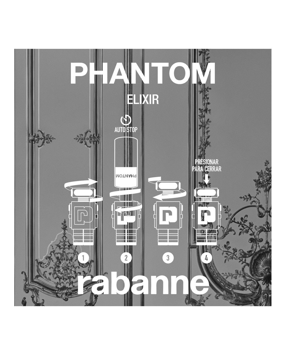 Recarga Eau Parfum Intense Phantom Elixir Parfum Intense  200 ml Rabanne 7