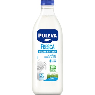 leche fresca entera botella 1,5 l - Puleva
