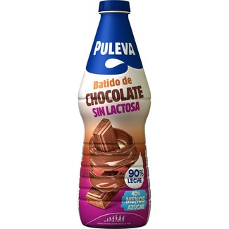 batido de chocolate 90% leche sin lactosa sin gluten botella 1 l - Puleva