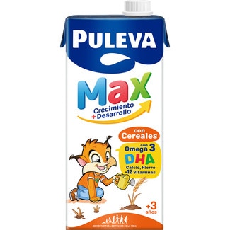 Crecimiento y Desarrollo preparado lácteo con cereales desde 3 años envase 1 l - Puleva Max