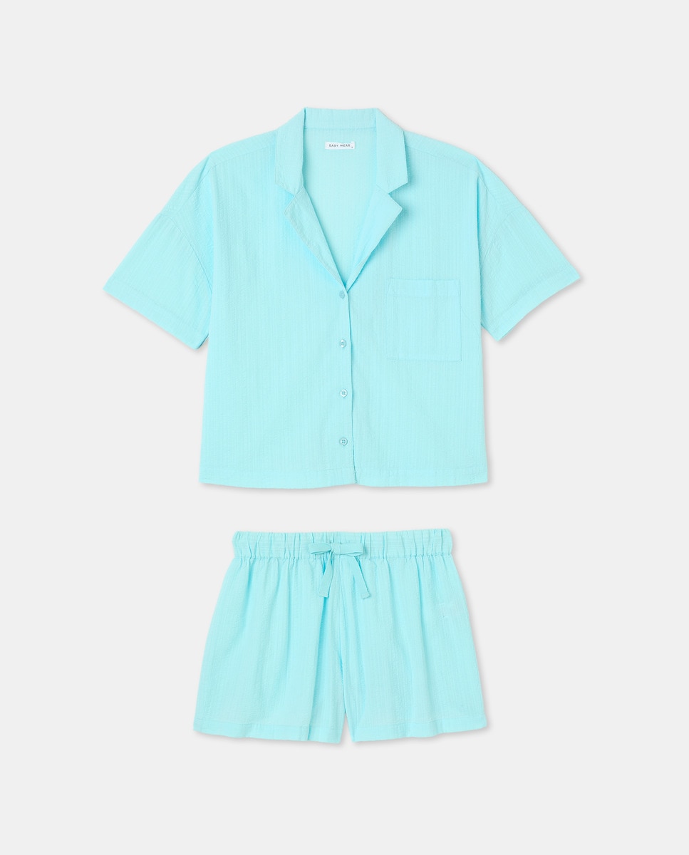 Pijama completo 410 Azul Claro-4
