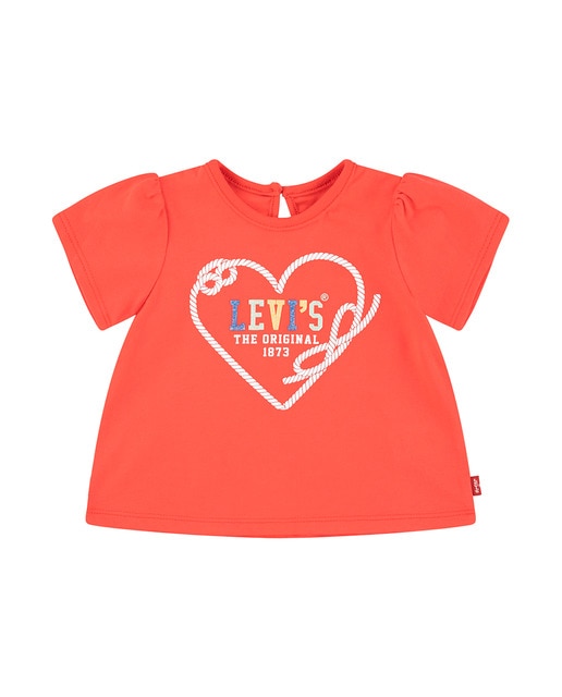 Imagem 0 de T-shirt de Mangas em Balão Heart de Bebé