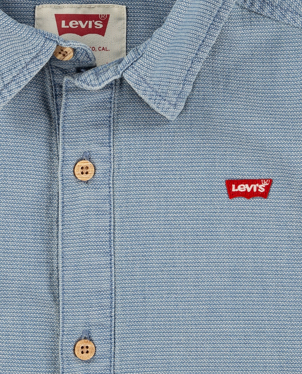 Camisa Tecida Azul-3