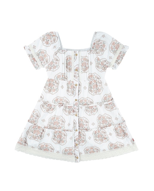 Imagem 0 de Vestido de Camadas Tiered Pintuck