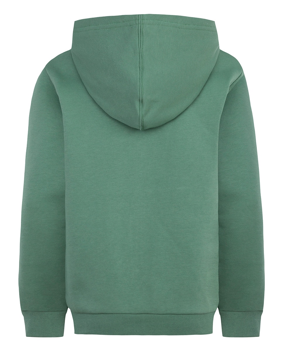Sweatshirt com Capuz e Fecho de Correr Completo Dissected Chuck Patch. Branco-2