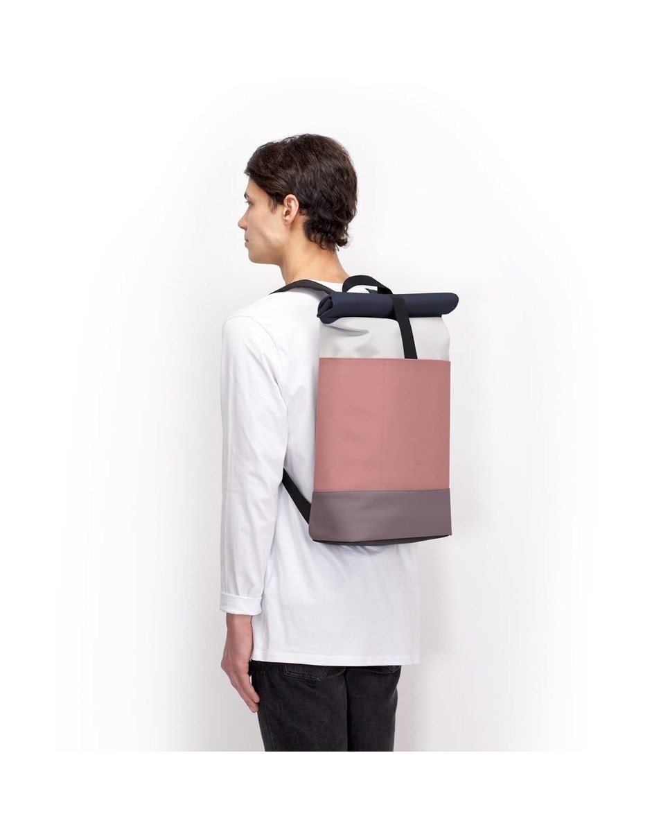 Mochila Hajo Medium Cinzento / Rosa-13
