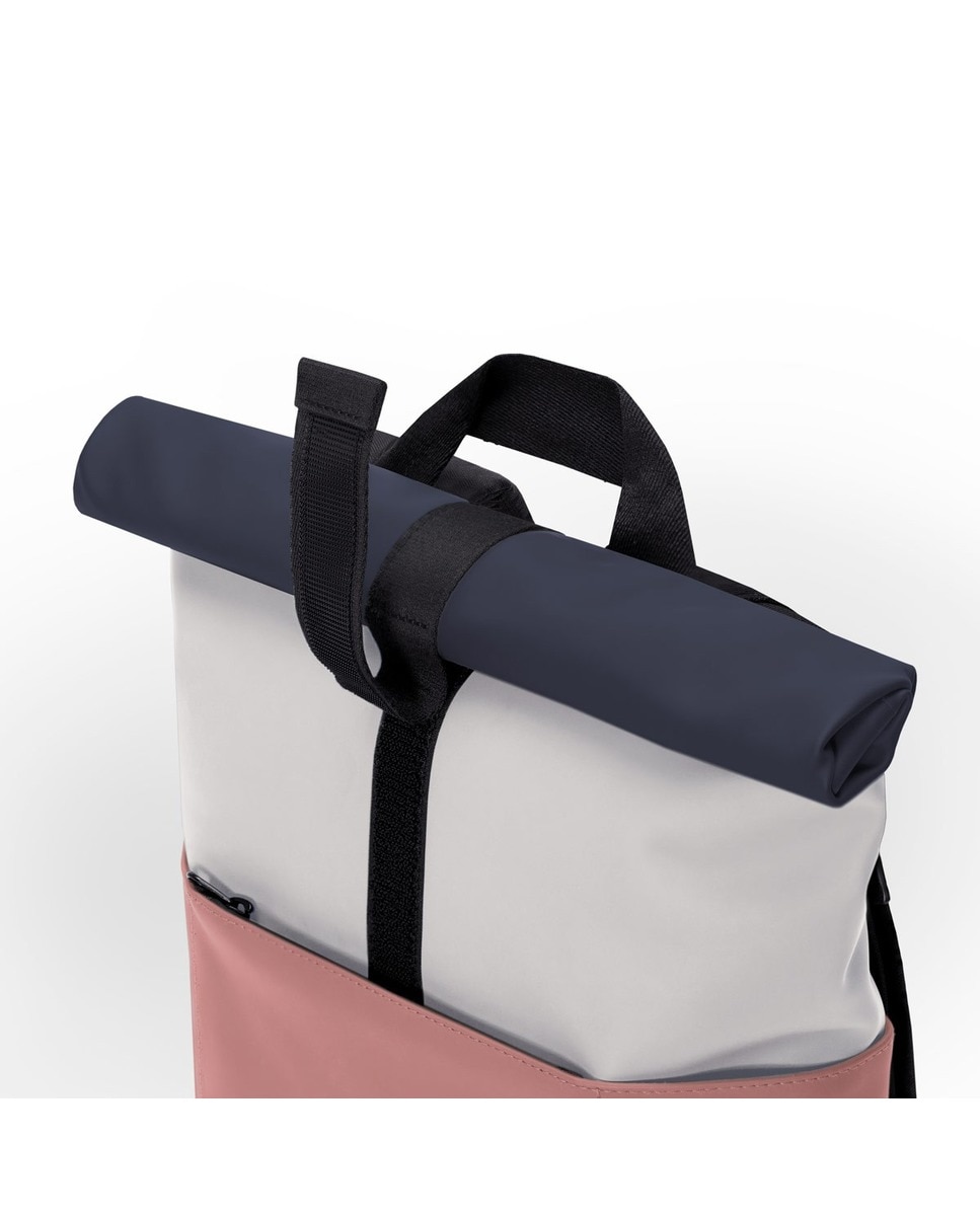 Mochila Hajo Medium Cinzento / Rosa-6