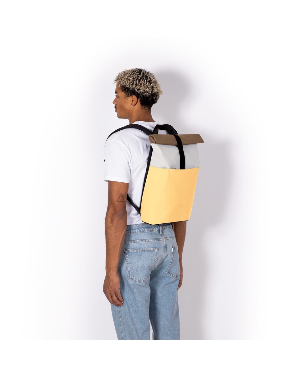 Mochila Hajo Mini Cinzento / Amarelo-13