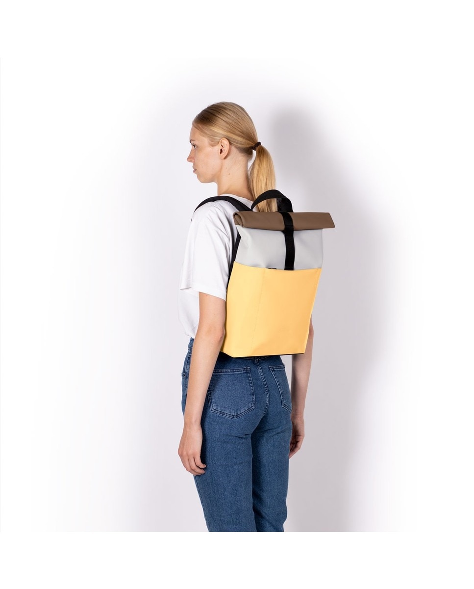 Mochila Hajo Mini Cinzento / Amarelo-12