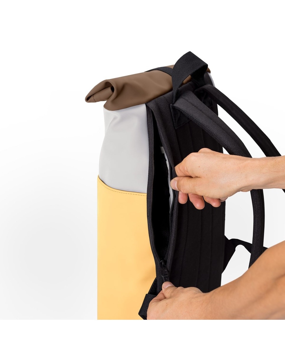 Mochila Hajo Mini Cinzento / Amarelo-5