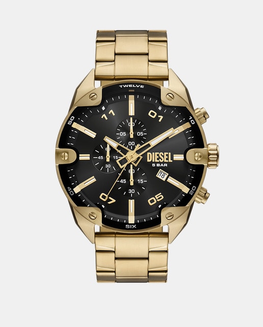 Imagen 0 de Reloj de hombre DZ4678 cronógrafo de acero dorado
