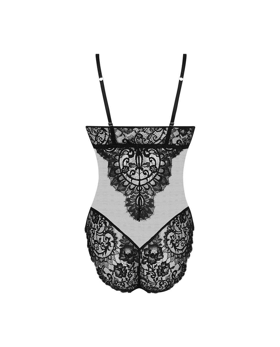 Body de Renda sem Aros Preto-5