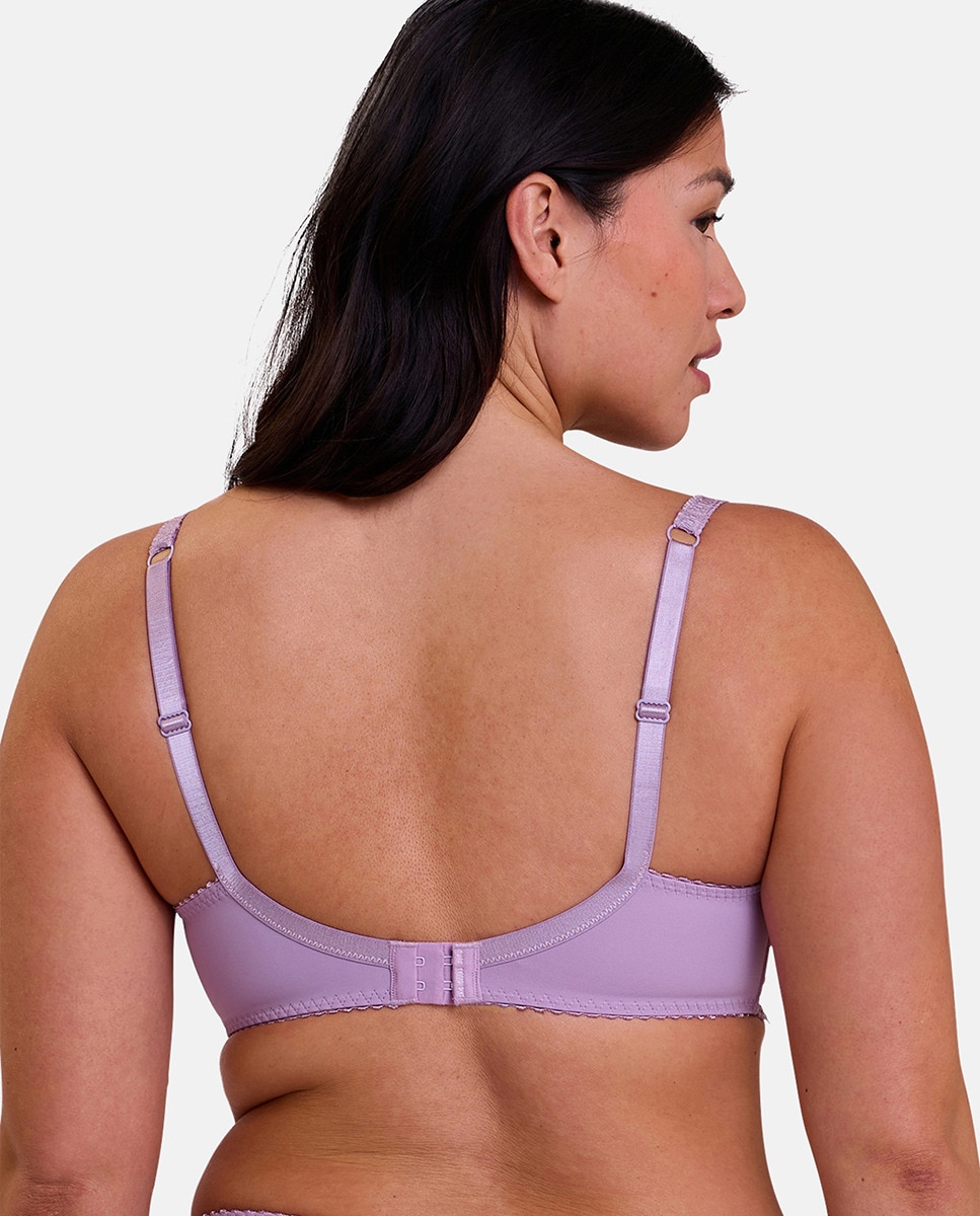 Soutien de mulher Sans Complexe pré-formado com aro Roxo-2