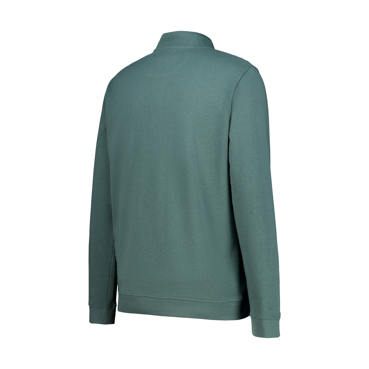 Sudadera media cremallera hombre Verde oscuro-5