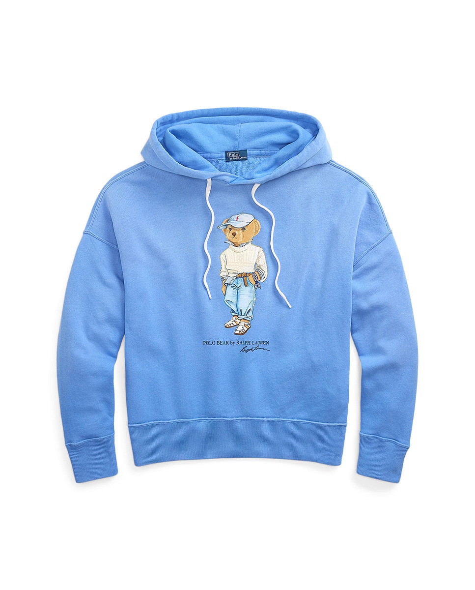 Sweatshirt com Capuz e Polo Bear Azul-5