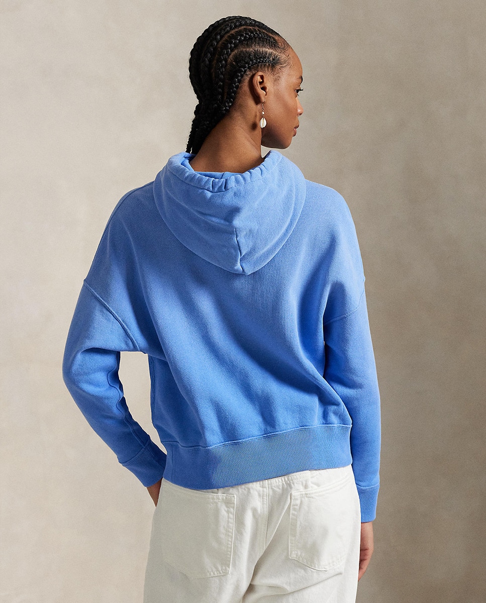 Sweatshirt com Capuz e Polo Bear Azul-3
