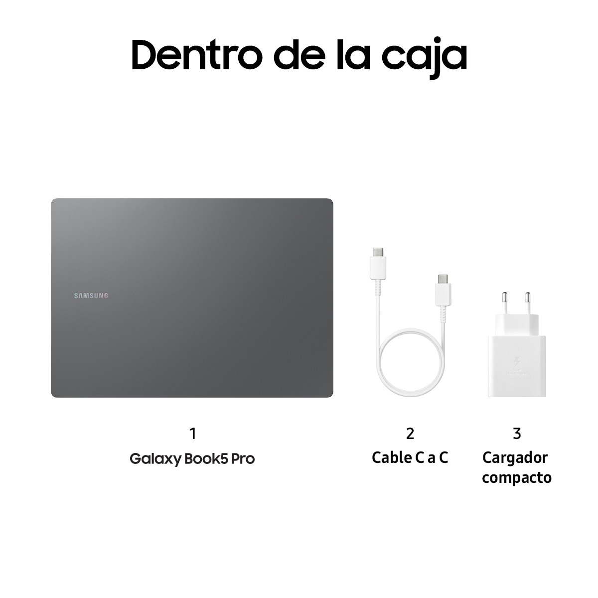 Portátil Samsung Galaxy Book5 Pro, Intel Core Ultra 5-226V, 16GB, 1TB SSD, Intel Arc 130V 8GB, 16", W11 Gris Grafito-6